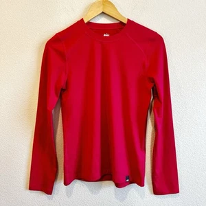 REI Co-op Kids Midweight Long Sleeve Base Layer Top Pink Girls XL 18 Outdoor - Picture 1 of 7