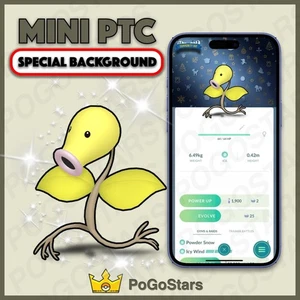 Pokémon PTC GO - Shiny Bellsprout✨Special Background✨ - Picture 1 of 1