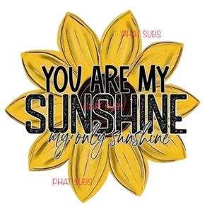 Sublimation Print Sunshine Sunflower Ready to Press Heat Transfer - Picture 1 of 1