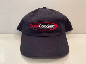 Kati - Solid Cap With ‘Quest Specialty’ Embroidered, Black, Hook & Loop strap - Picture 1 of 4