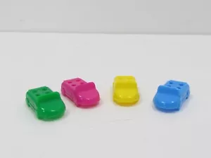 4 Auto Figuren Set - Hasbro Das Spiel des Lebens Ersatzteil 2016 - Bild 1 von 2