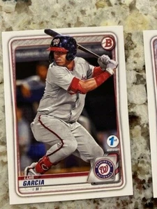 2020 Bowman 1st Edition Card Washington Nationals Luis Garcia #BFE-114 - Bild 1 von 1