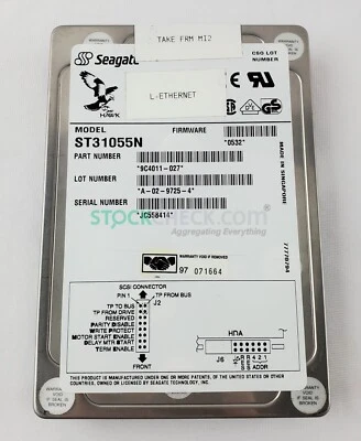 Seagate ST31055N 9C401-027 Hard Drive - Image 1 of 4