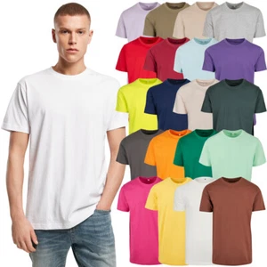 Build your Brand T-Shirt Round Neck T-Shirt Oberteil Shirt Basic viele Farben - Picture 1 of 133