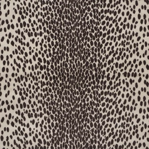 2.625 yds Schumacher Cheetah Velvet Java Brown on Beige BOHO Upholstery Fabric - Picture 1 of 14