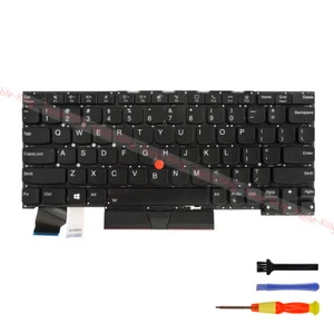 US Backlit Replacement Keyboard For Lenovo Thinkpad X13 Yoga Gen1/X390 Yoga - Picture 1 of 6