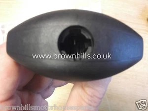 GENUINE HYMER & ERIBA MOTORHOME & CARAVAN LOCKER DOOR HANDLE OVAL TYPE - Picture 1 of 7