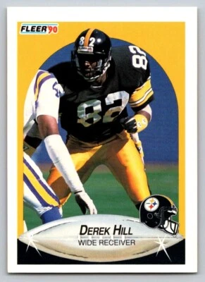 1990 Fleer - #142 Derek Hill (RC) - Image 1 of 2