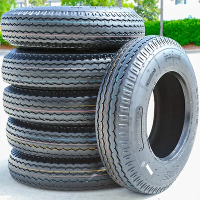 6 Tires Grandforce GF704 ST 8-14.5 Load G 14 Ply Mobile Home Trailer - Image 1 of 4