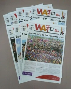 Jamboree Scout Mundial 2015 PERIÓDICO OFICIAL DE PARTICIPANTES SCOUTS No. 2 a 10 - Imagen 1 de 11