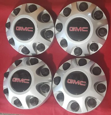 GMC TAPAS CENTRALES FÁBRICA GM SE ADAPTA A 2011-2016 PIEZA #9597819 GMC SIERRA HD JUEGO DE 4 Foto 1 de 4