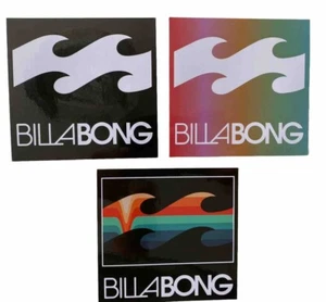 BILLABONG STICKERS 3 Quiksilver Surfboards Volcom STICKER REDBULL RVCA RIP CURL - Picture 1 of 6