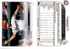 2022 Topps Baseball Card 437 GLENN OTTO ROOKIE RC TEXAS RANGERS