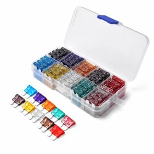 100pcs Blade Fuse Assortment Set with Box Auto Car Motorcycle SUV 2A - 35A Kit - Picture 1 of 7