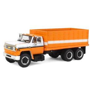 First Gear DCP 1/64 Orange & White 1970s Chevrolet C65 Grain Truck 60-1670