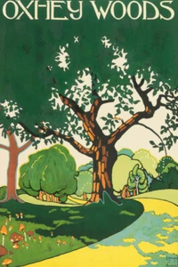 Póster de madera de buey subterráneo de Londres por carteles de viaje vintage impresión artística de giclee - Imagen 1 de 3