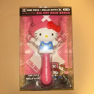 ONE PIECE x HELLO KITTY pouch and die-cut hairbrush set of 2 - Picture 1 of 6