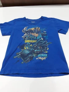 Batman The Dark Knight Rises T-shirt The Will To Survive kids sz S (6-7) - Picture 1 of 2