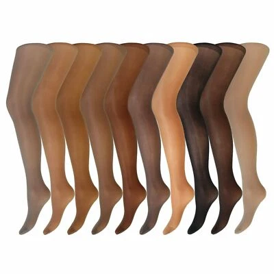 20 Denier Ladder Resist Tights by Cindy. Choice of Colour/Size - Free Post - Image 1 of 4