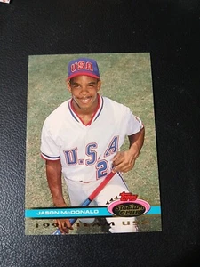 JASON McDONALD 1991 TOPPS STADIUM CLUB 1991 TEAM USA #113 FREE SHIPPING - Picture 1 of 2