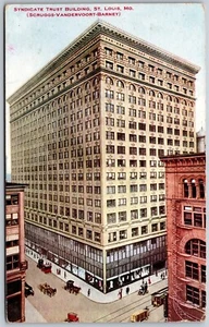 Vintage St Louis Missouri MO Syndicate Trust Scruggs Vandervoort & Barney Postkarte - Bild 1 von 2