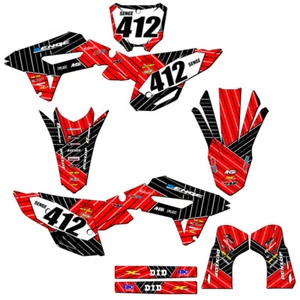 2023-2024 CRF 450 R-S RACE SERIES Red Senge Graphics Kit Compatible with Honda - Picture 1 of 10