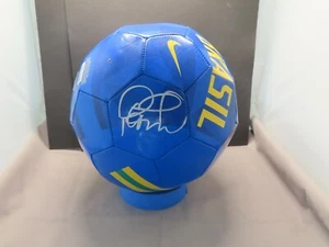 Pelota de fútbol Philippe Coutinho firmada por el equipo Nike Brasil Beckett testigo de autenticidad 1A - Imagen 1 de 8