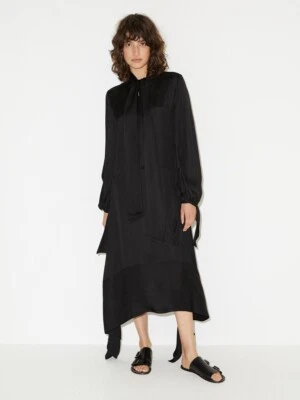 By Malene Birger Niccolos women's black long designer dress size 38 M - Image 1 of 4