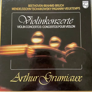 ARTHUR GRUMIAUX: Violinkonzerte (NL 4-LP-Box Philips 6770 034 / Beileger / NM) - Picture 1 of 8