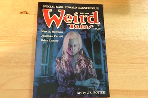 WEIRD TALES MAGAZINE FALL 1989 SPECIAL KARL EDWARD WAGNER ISSUE J.K. POTTER ART - Picture 1 of 3