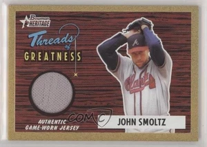 Bowman Heritage Threads of Greatness Gold 2004/55 John Smoltz #TG-JS HOF - Imagen 1 de 3