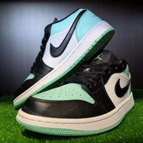 Rarissimo uomo 8.0US Airjordan1 punta bassa smeraldo