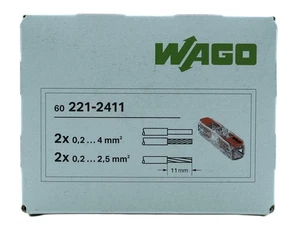WAGO COMPACT-Verbindungsklemme bis 4mm - 60 Stk. t (221-2411) - Bild 1 von 1