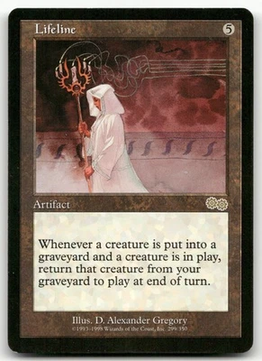 Lifeline #299 (NM) Urza's Saga USG Magic MTG - Image 1 of 2