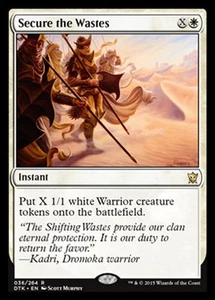 MTG SECURE THE WASTES PLAYED - PROTEGGERE LE DISTESE - DTK - MAGIC - Imagen 1 de 1