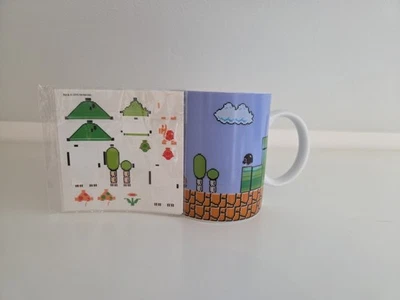 Super Mario Tasse Build A Level NES Aufkleber Retro Gaming - Bild 1 von 4