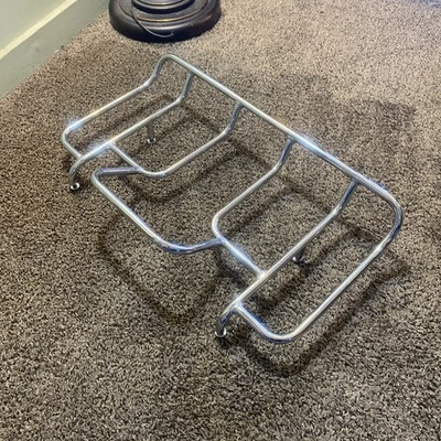 Portaequipajes de carga trasero Honda Goldwing GL1200 1987 interestatal cromado OEM usado Foto 1 de 3