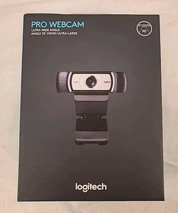 New Logitech Ultra Wide Angle Pro Webcam 960-001070 Black NIB - Photo 1/6