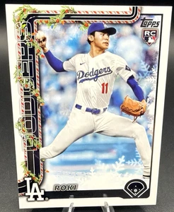 Roki Sasaki (RC) #H23 Topps Holiday 2025 - Variazione Holiday Cookie Back (SP) - Foto 1 di 11