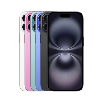 Apple iPhone 16 Plus 128 256 512GB Black Teal Pink Ultramarine White - Excellent - image 1 of 3