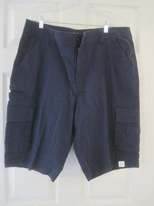 PANTALONES CORTOS CARGO RIPSTOP AZUL MARINO TRUE CRAFT 36" X 13" NUEVOS $54.50 - Imagen 1 de 2