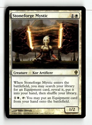 MTG Foil Stoneforge Mystic - Worldwake Moderately Played English - Image 1 of 3
