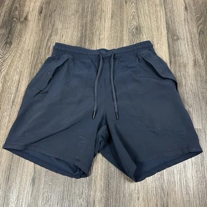 Lululemon License To Train Shorts Mens Size Small Navy Impact Linerless Gym 6.5 - Picture 1 of 7