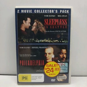 Sleepless In Seattle + Philadelphia (DVD) R4 Free Post - Picture 1 of 5