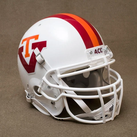 VIRGINIA TECH HOKIES NCAA Schutt XP Full Size REPLICA Gameday Football Helmet Cover