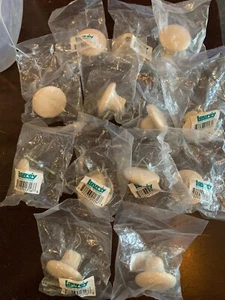 CABINET KNOBS 1.5" Porcelain Knob - Bone color - Lot x13pks Laurey 01716 New! - Picture 1 of 7