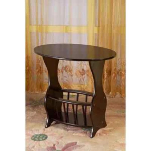 Modern Style Storage End Table Wooden Construction Home Furniture Cherry New - Picture 1 of 8