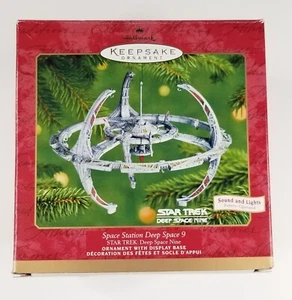 Deep Space 9 Hallmark Keepsake Ornament Star Trek Space Station 2001 NIB 1 - Picture 1 of 3