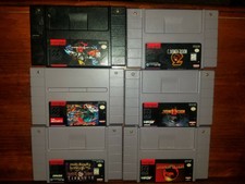 mortal combat and street fighter combo of snes games