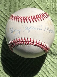 Terry "Captain" Moore St Louis Cardinals 1935-48 Autographed SS SS PSA COA - Picture 1 of 3